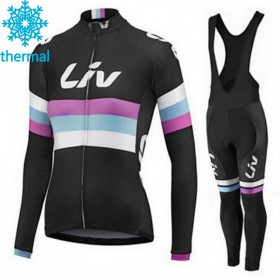Completo Maglia ML + Pantaloncino con bretelle ML 2015 CCC Liv Donna Winter Invernale N001